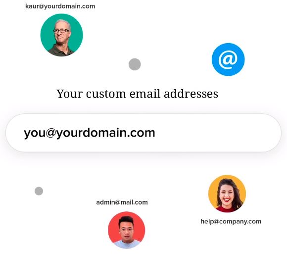 Stay professional with email@yourdomain.com